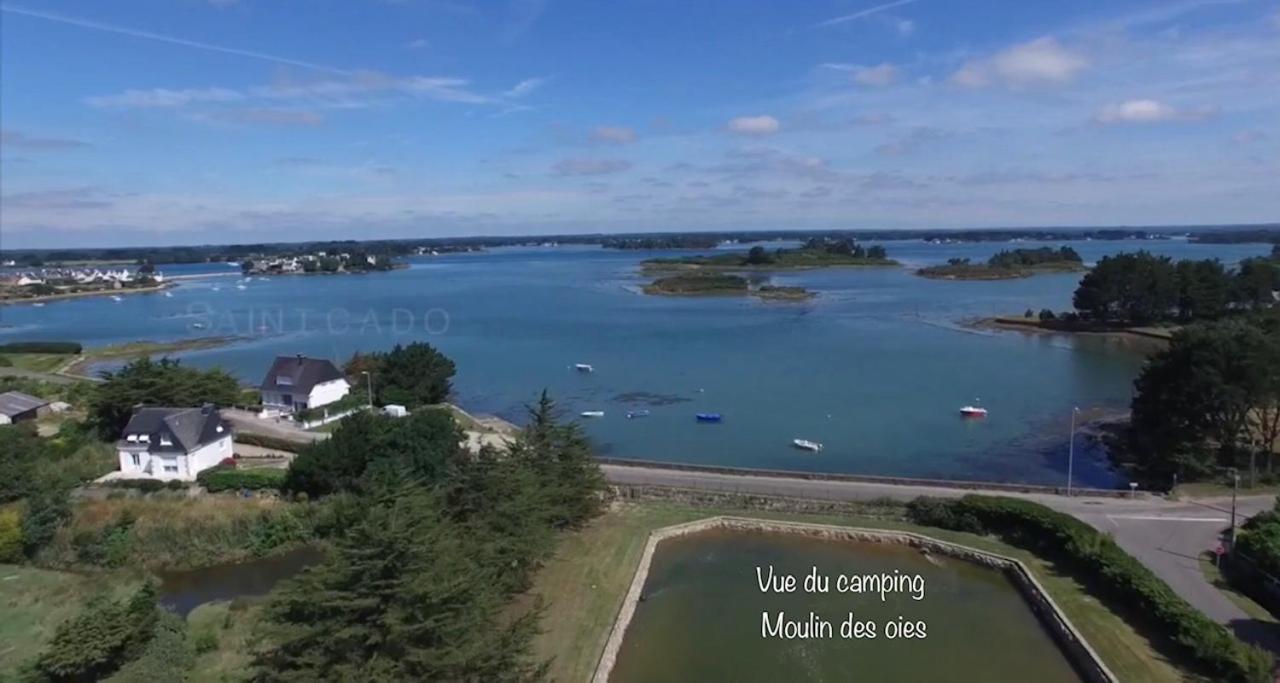 Camping Paradis Le Moulin Des Oies Belz Dış mekan fotoğraf