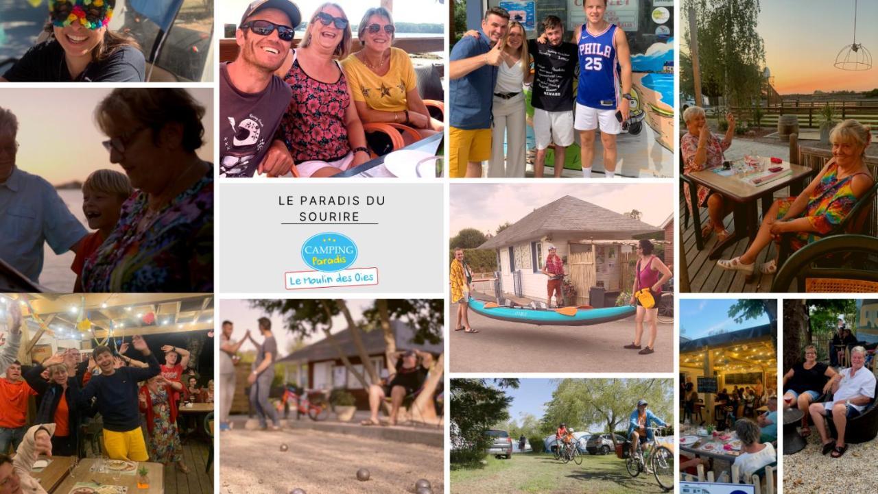 Camping Paradis Le Moulin Des Oies Belz Dış mekan fotoğraf