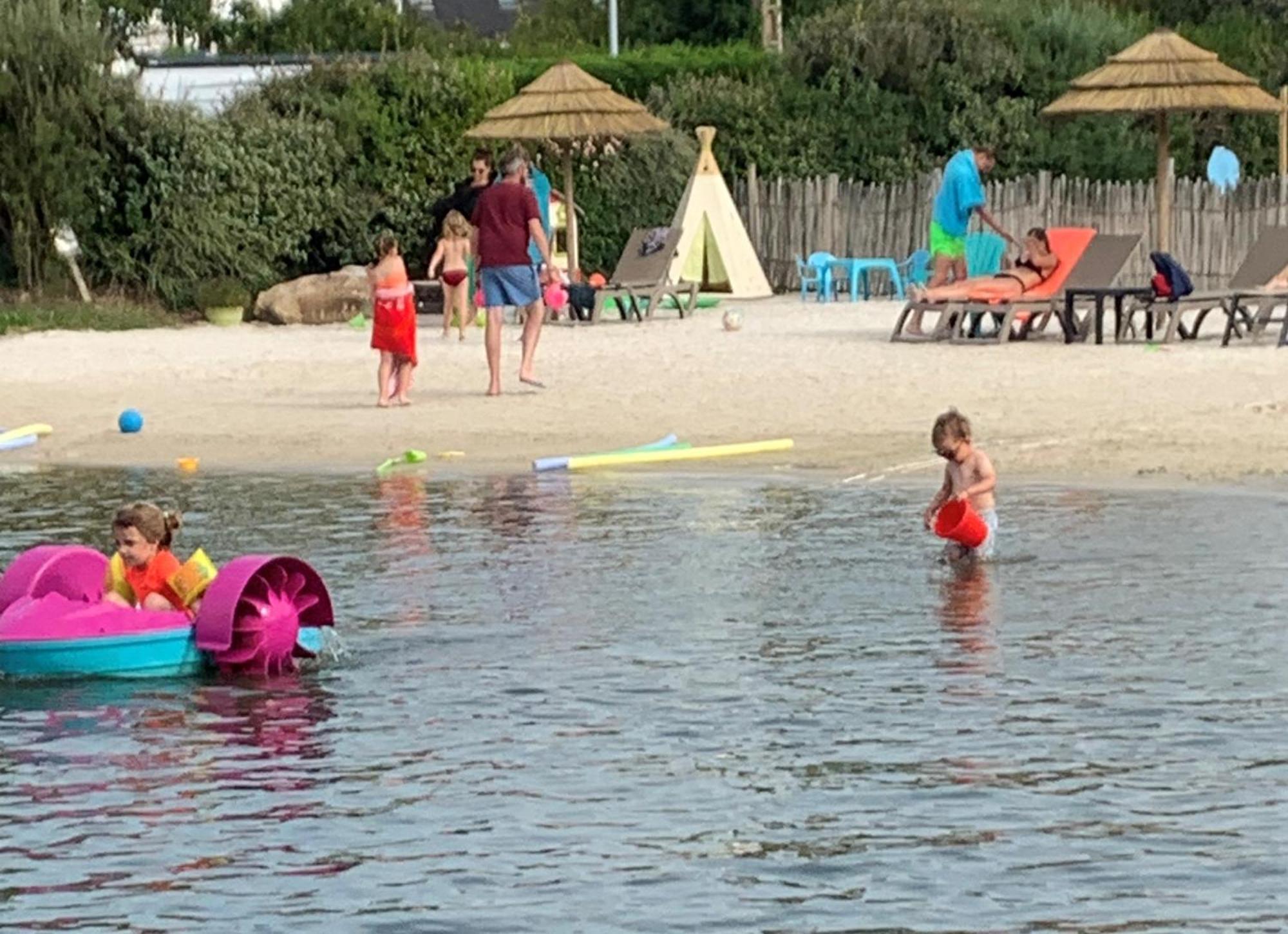 Camping Paradis Le Moulin Des Oies Belz Dış mekan fotoğraf