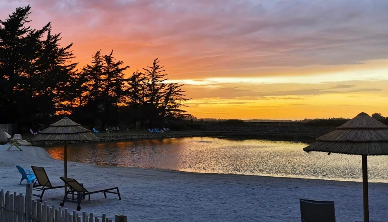 Camping Paradis Le Moulin Des Oies Belz Dış mekan fotoğraf